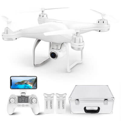 quadcopter Potensic T25 Drone with 2K Camera for Adults, RC FPV GPS Drone with WiFi
